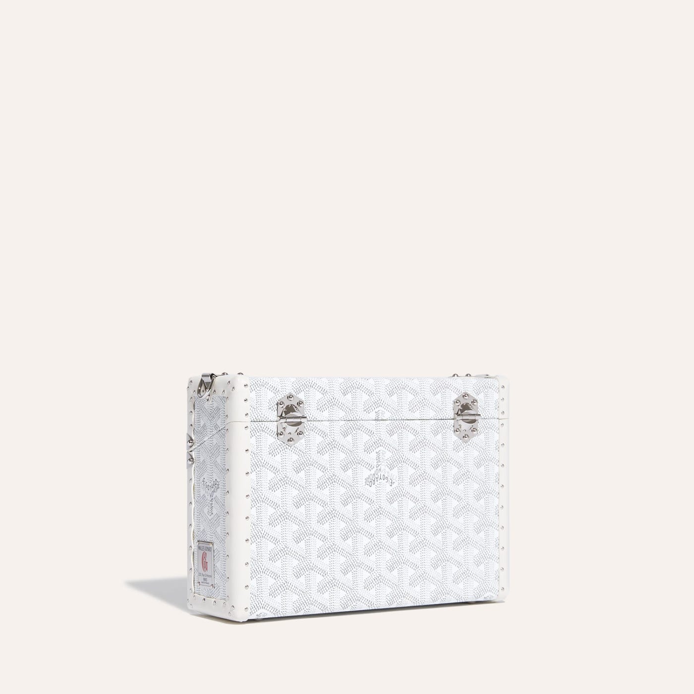 Goyard Cassette Trunk Bag White - Image 3